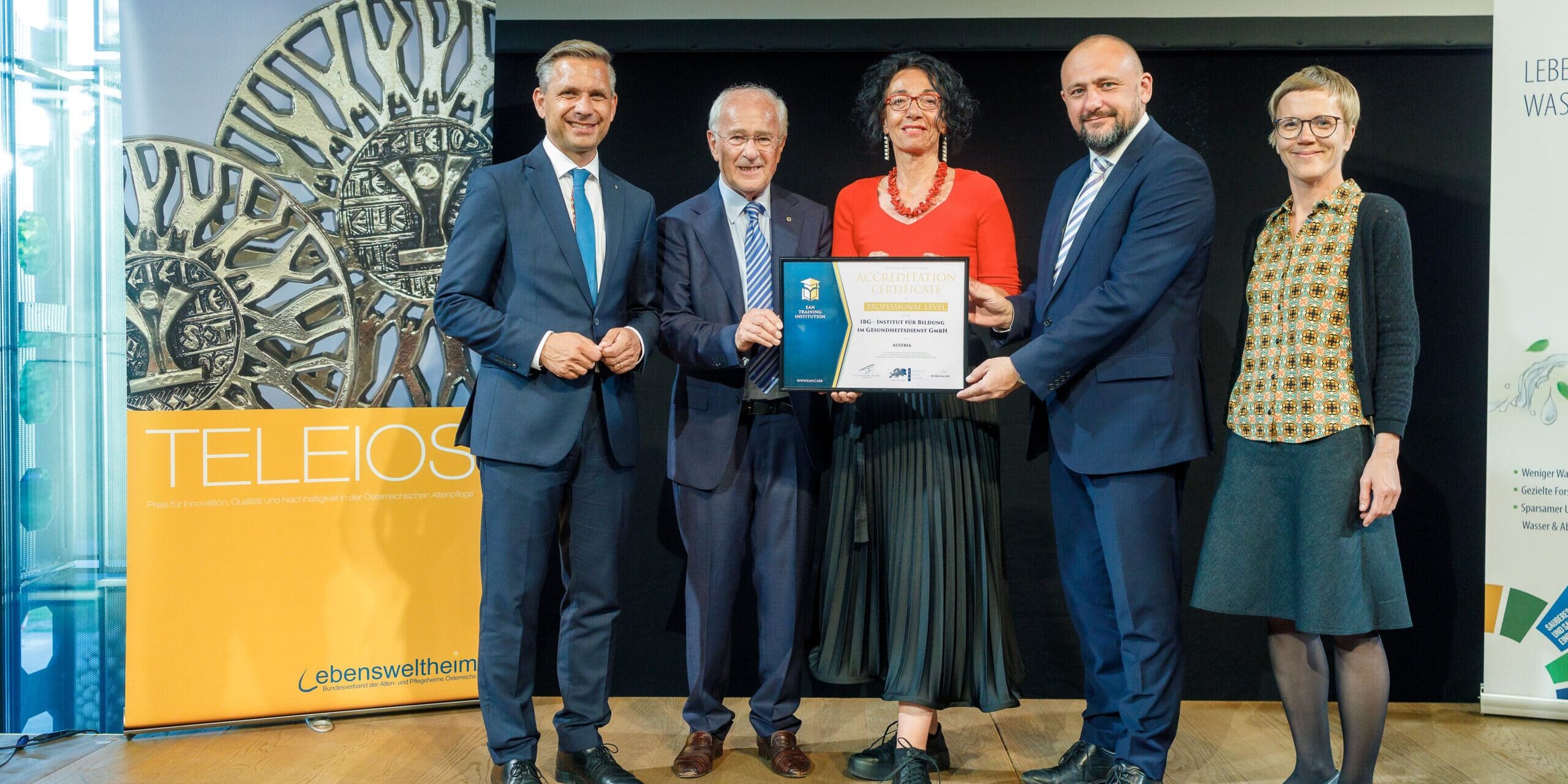 TELEIOS 2024 – Zertifikatsüberreichung IBG